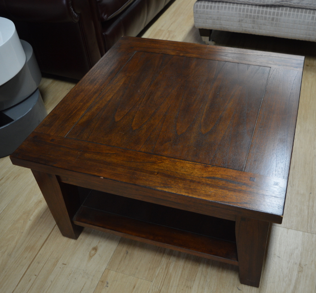 Classic Murano Dark Wood Square Coffee Table SOLD